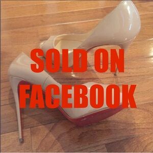 Christian Louboutin Very Prive 120, size 38